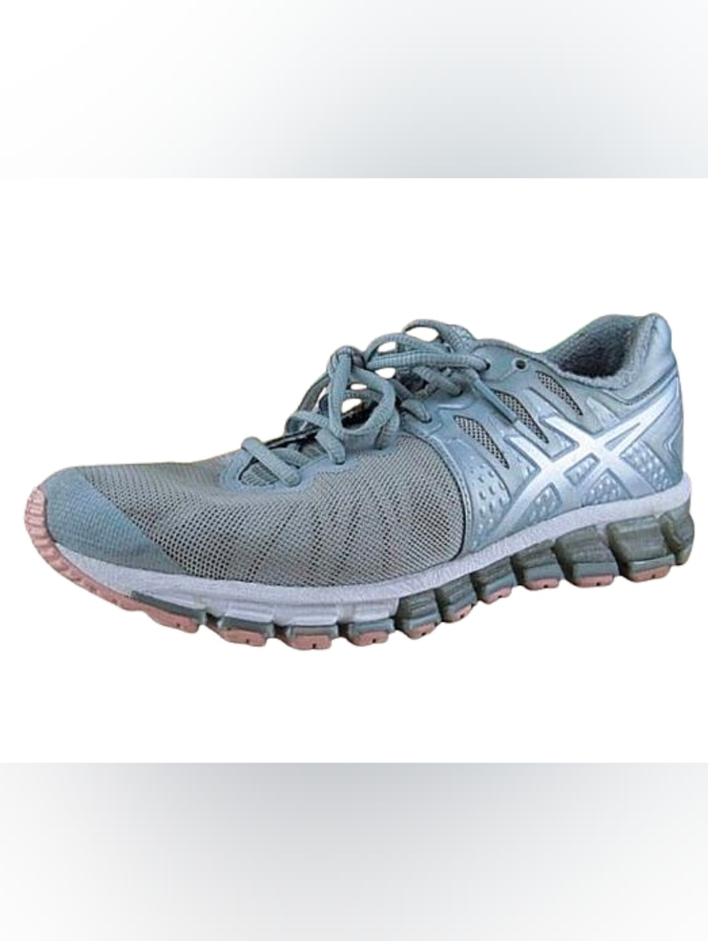 ASICS Size 8 Women Sneaker Silver‎ Synthetic M Training